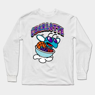 Charlotte Hornets "Wild Berry" Long Sleeve T-Shirt